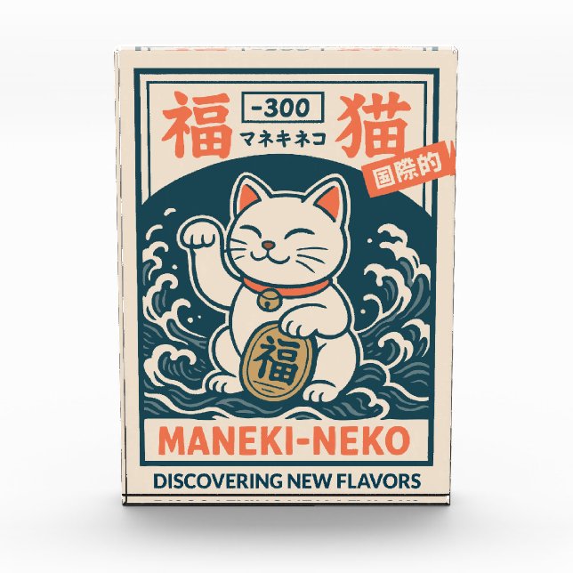 Bloque Para Fotos Maneki-Neko (Anverso)