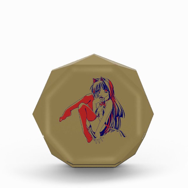 Bloque Para Fotos Manga americana Neko Catgirl Kawaii Anime (Anverso)