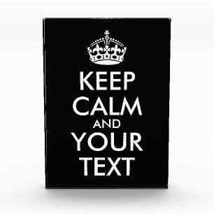 Bloque Para Fotos Mantener la calma y continuar - Crear el propio