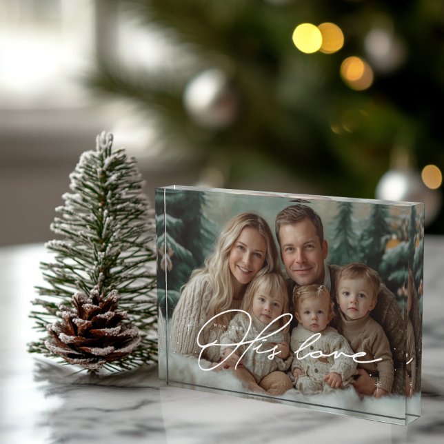 Bloque Para Fotos Maravillas De Su Amor (Christmas Photo Block)