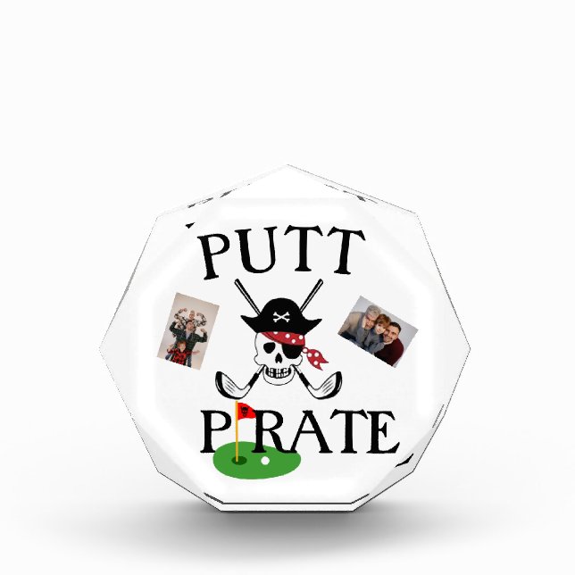 Bloque Para Fotos Marco gráfico divertido de golf - Regalo personali (Anverso)