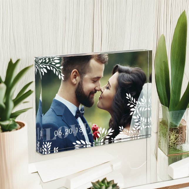 Bloque Para Fotos Marco romántico personalizado (Subido por el creador)