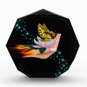 Bloque Para Fotos Mariposa en Lotus Bloom