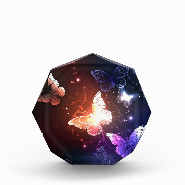 Bloque Para Fotos Mariposas nocturnas brillantes (Anverso)