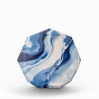 Bloque Para Fotos Mármol Azul Profundo