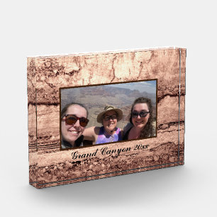 Bloque Para Fotos mármol granito siena quemada abstracto personaliza