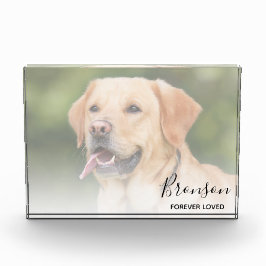 Bloque Para Fotos Mascota Keepsake | Monumento conmemorativo