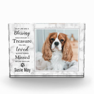 Bloque Para Fotos Mascota Loss Keepsake Mascota Memorial