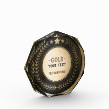 MEDALLA Dorada #1 Campeón IMPRESIÓN PERSONALIZADA