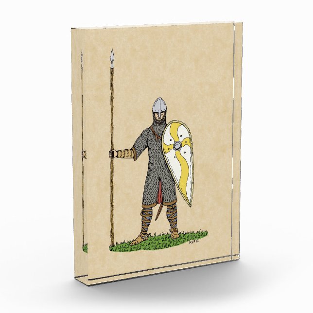 Bloque Para Fotos Medieval Norman Knight Circa 1066 (Izquierda)
