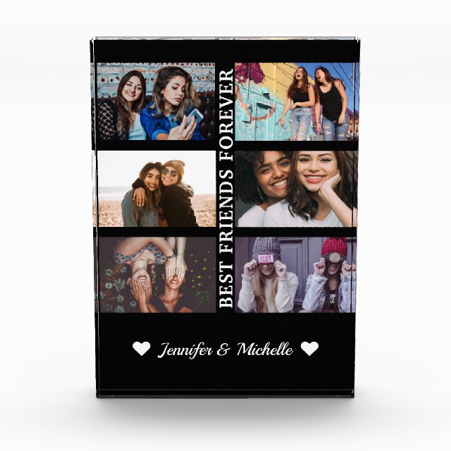 Bloque Para Fotos Mejor Amigo para el Personalizado 6 Colección de f (Anverso)