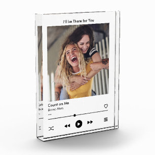 Bloque Para Fotos Mejor Amigo Personalizado de la Canción Fotografía