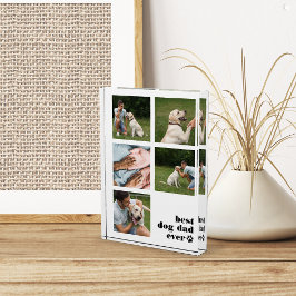 Bloque Para Fotos Mejor Collage de Papá Perro