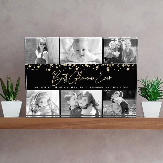 Bloque Para Fotos Mejor Collage de Personalizados de Glamma Ever Gol (Subido por el creador)