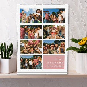 Bloque Para Fotos Mejor Collage Rosa para siempre