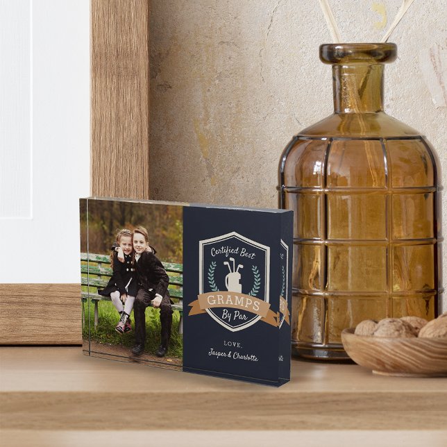 Bloque Para Fotos Mejor Gramado Por Par | Abuelo de golf (Subido por el creador)