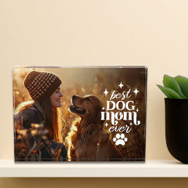 Bloque Para Fotos Mejor madre del perro que nunca Día de la Madre