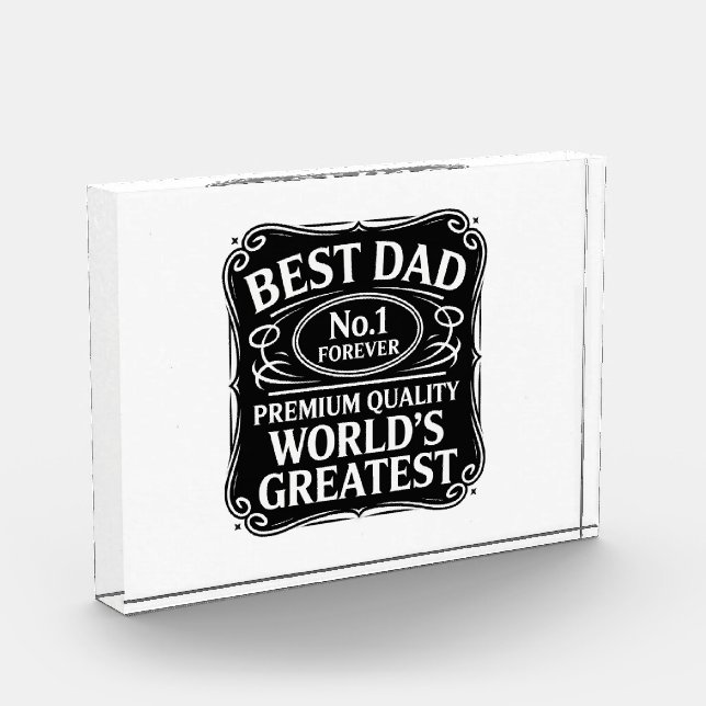 Bloque Para Fotos Mejor Papá Nunca (Izquierda)