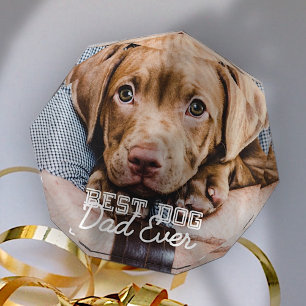 Bloque Para Fotos Mejor Papá Perro del Mundo Moderno Personalizado M