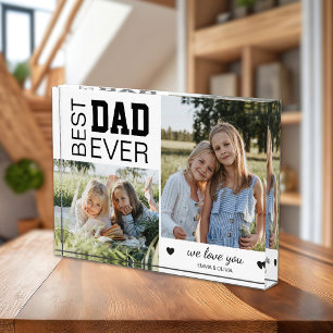 Bloque Para Fotos Mejor Papá Personalizado