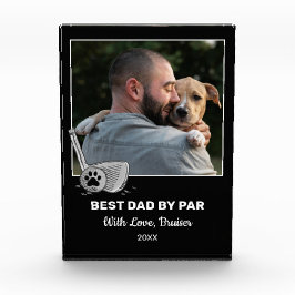 Bloque Para Fotos Mejor Papá Por Mascota Personalizado Par