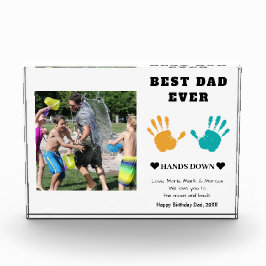 Bloque Para Fotos Mejor Papá Que Nunca Manda Abajo Cumpleaños