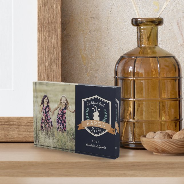 Bloque Para Fotos Mejor Papou by Par | Abuelo de golf (Subido por el creador)