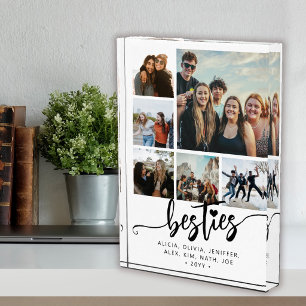 Bloque Para Fotos Mejores amigas regalo moderno collage recuerdo