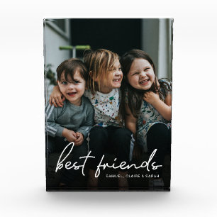 Bloque Para Fotos Mejores amigos personalizados para niños Amistad