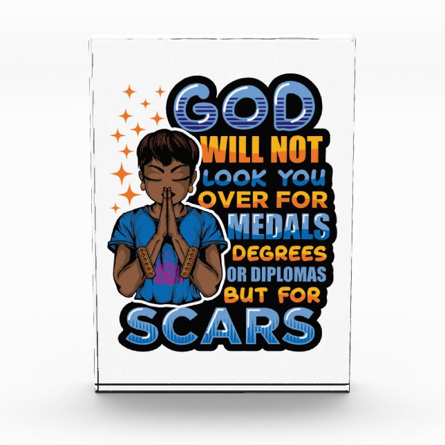 Bloque Para Fotos Melanin Queen, una mujer cristiana negra, reza ant (Anverso)