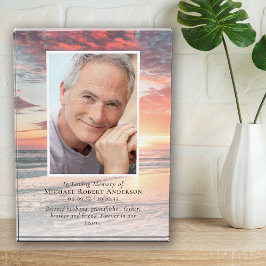 Bloque Para Fotos Memorial de Sunset Ocean Photo