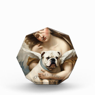 Bloque Para Fotos Memorial del amor al bulldog nunca muere