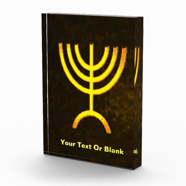 Bloque Para Fotos Menorah Flame (Derecha)