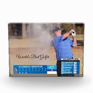 Bloque Para Fotos Mens Funny Golf News 40.º 50.º cumpleaños