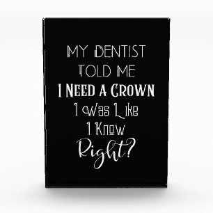 Bloque Para Fotos Mi Dentista Me Dijo Que Necesitaba Humor De La Cor