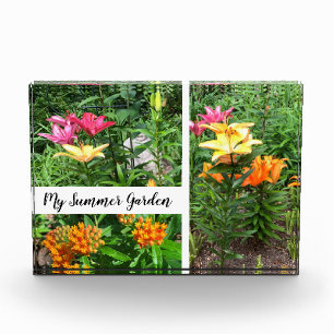 Bloque Para Fotos "Mi Jardín de Verano" Bloqueo horizontal