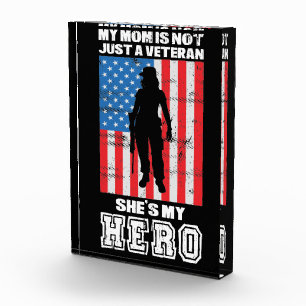 Bloque Para Fotos Mi mamá no es solamente una veterana, es mi heroín