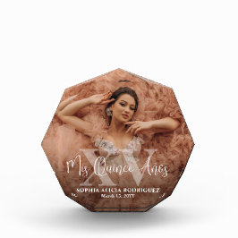 Bloque Para Fotos Mis XV años Quinceañera Keepsake 15º cumpleaños