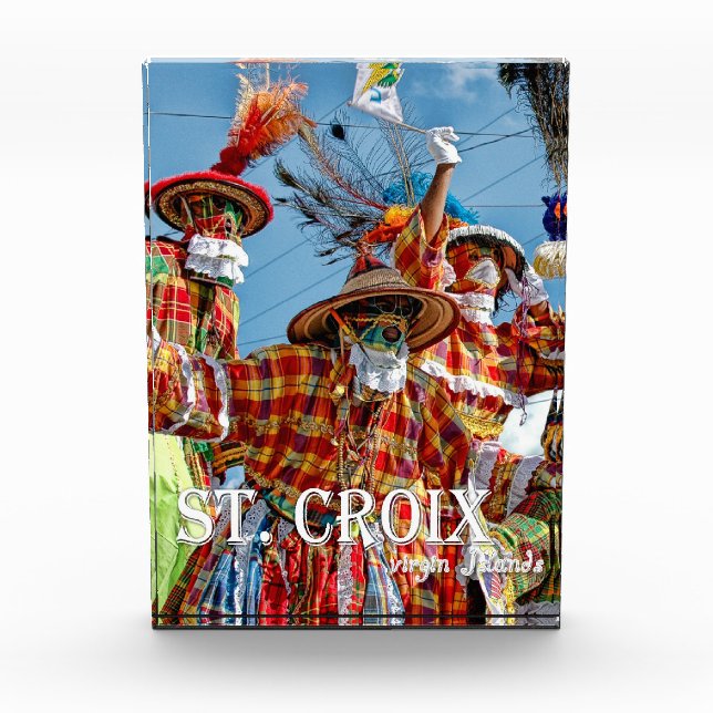 Bloque Para Fotos Mocko Jumbies USVI (Anverso)