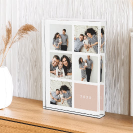 Bloque Para Fotos Moda Collage Year Keepsake Photo Block | RUBOR