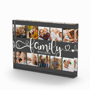 Bloque Para Fotos Moda de collage de guiones familiares modernos 10 