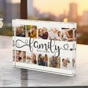 Bloque Para Fotos Moda de collage de guiones familiares modernos 10