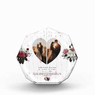 Bloque Para Fotos Moda Personalizado De Fotografías De Corazón Blanc