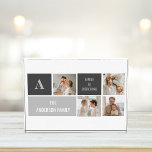 Bloque Para Fotos Moden 3Collage Photo & Grey Best Family Gift<br><div class="desc">Moden 3Collage Photo & Grey Best Family Gift</div>