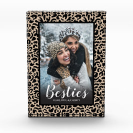 Bloque Para Fotos Modern Best Friends Leopard Print