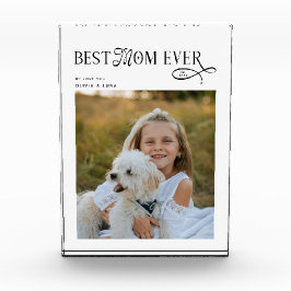 Bloque Para Fotos Modern Best Mom Ever Photo  Mothers Day Gifts