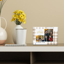 Bloque Para Fotos Modern Create your own Beige Family Photo