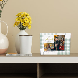 Bloque Para Fotos Modern Create your own Sage Green Family Photo