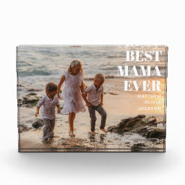 Bloque Para Fotos Modern Kids Names Simple Mother Best Mama Ever