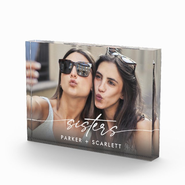 Bloque Para Fotos Modern Sisters Create Your Own Photo Script (Derecha)